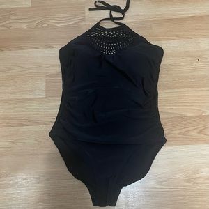 [Merona] halter one-piece swimsuit